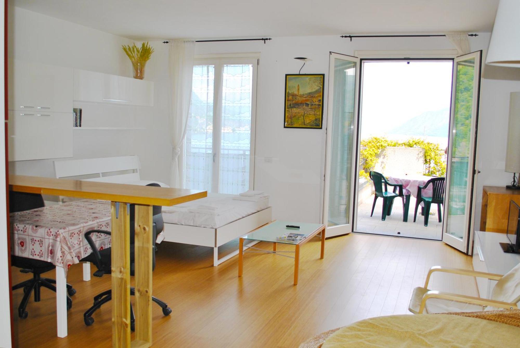Studio Apartment Open Space With Terrace Argegno Exterior foto